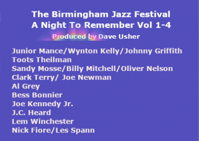Birmingham Jazz Festival Vol 1- 4